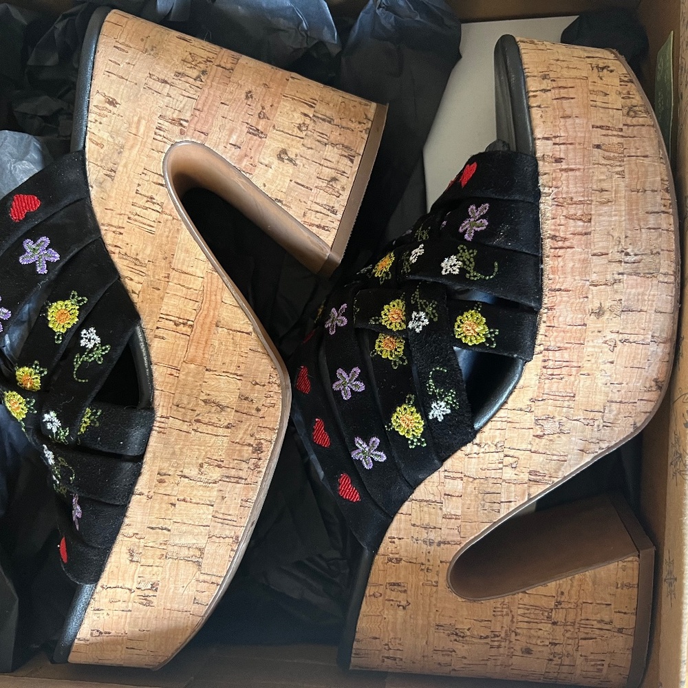 Free People Lisbon Platform Mule